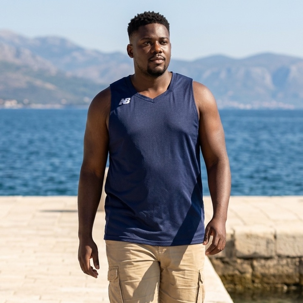 NWT New Balance Men’s Navy Athletic Moisture Wicking NB Dry Tank Top - Size XXL